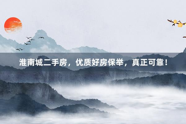 淮南城二手房，优质好房保举，真正可靠！